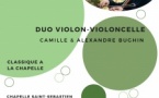 Duo violon-violoncelle – Camille et Alexandre Bughin