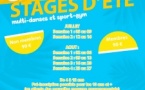 Stages d'été Multi-Danses et activités sportives (à partir de 4 ans)