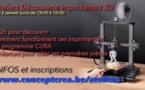 Ateliers Initiation Imprimantes 3D (7 places 2 samedi de suite) Ateliers Initiation Imprimantes 3D (7 places 2 samedi de suite)