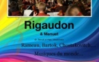 Concert des Ensembles à Cordes Rigaudon et Menuet