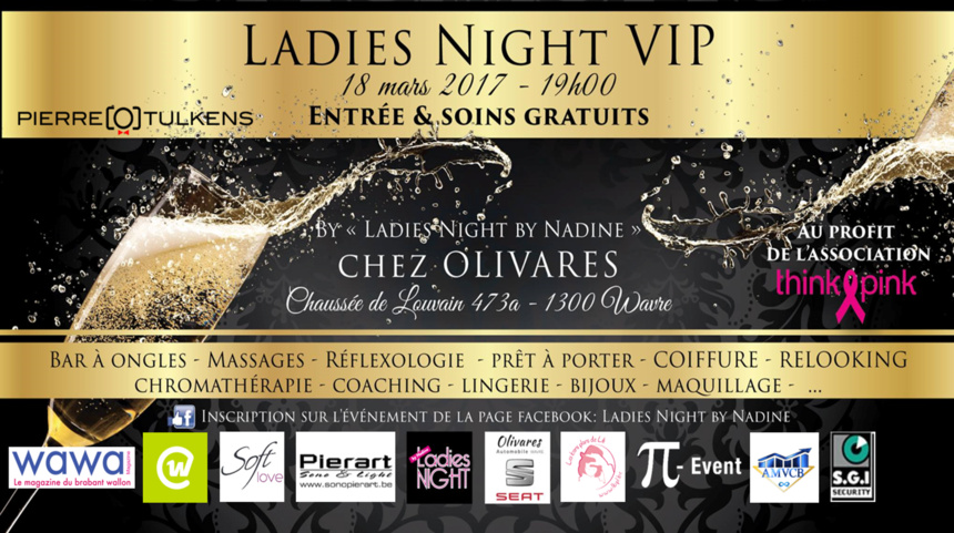 VIP Ladies Night au profit de l'asbl Think Pink VIP Ladies Night au profit de l'asbl Think Pink