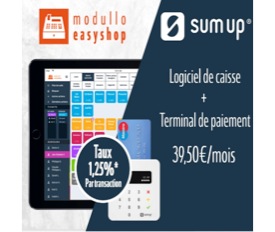 Bonne nouvelle : modullo s'associe à SumUp pour offrir aux commerçants une solution unique d'encaissement et de paiement mobile !