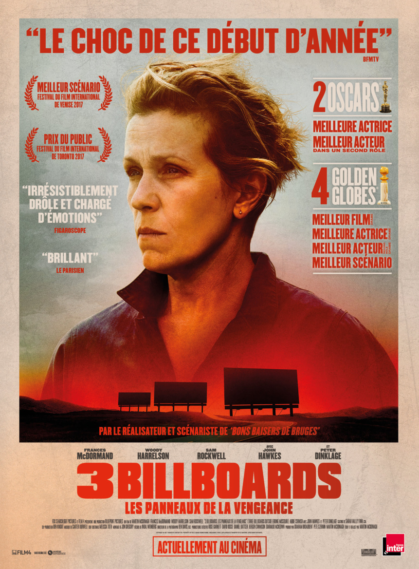 Cinéma Imagibraine : Three Billboards, les Panneaux de la vengeance Cinéma Imagibraine : Three Billboards, les Panneaux de la vengeance