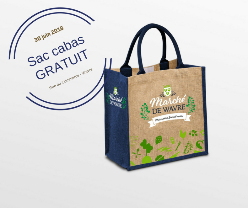 Distribution de 2200 cabas de marché ! Distribution de 2200 cabas de marché !