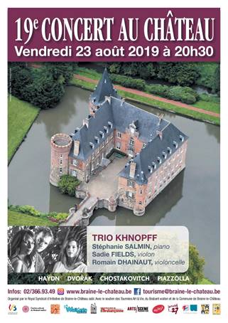 Concert au château de Braine-le-Château, le vendredi 23 août 2019 à 20h30