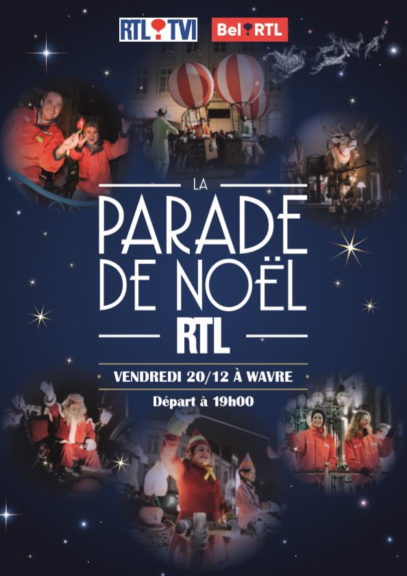 Parade de Noël RTL 2019 à Wavre