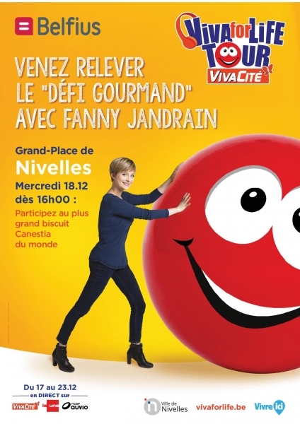Nivelles : Le plus grand Canestia du monde, le "défi gourmand" avec Fanny JANDRAIN.