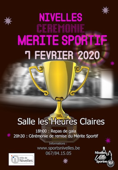 Soirée de remise du Mérite Sportif Nivellois 2019