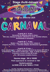 Espace Santé Nivelles : Stages multi-danses Espace Santé Nivelles : Stages multi-danses