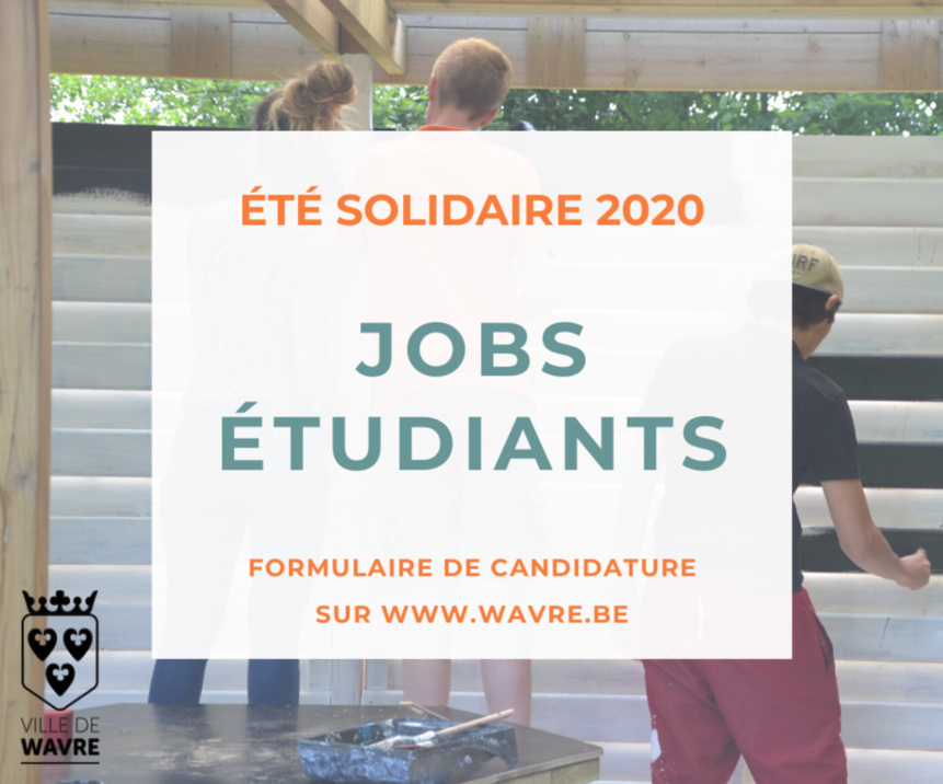 Wavre : JOB ÉTUDIANT Wavre : JOB ÉTUDIANT