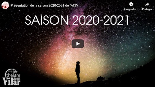Atelier théâtre Jean Vilar : La saison 2020-2021 est ouverte !