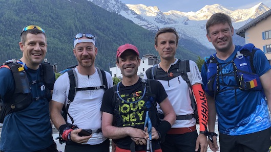 5 Brabançons à l'assaut de l'Ultra Trail du Mont Blanc