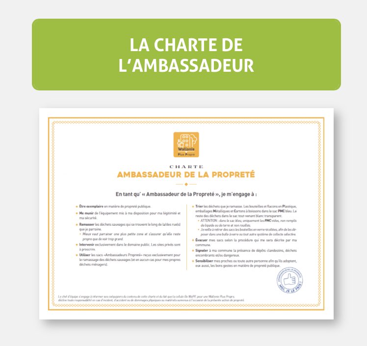AMBASSADEURS DE LA PROPRETÉ AMBASSADEURS DE LA PROPRETÉ