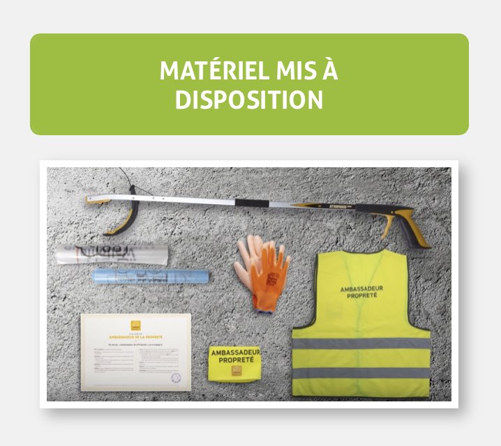 AMBASSADEURS DE LA PROPRETÉ AMBASSADEURS DE LA PROPRETÉ