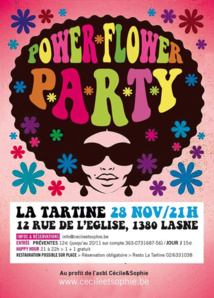 Lasne : Soirée "Power Flower" au profit de l'association de Cécile et Sophie Lasne : Soirée "Power Flower" au profit de l'association de Cécile et Sophie