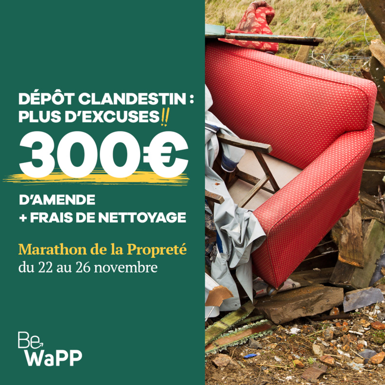 Dépôt clandestin : plus d'excuses ! Dépôt clandestin : plus d'excuses !