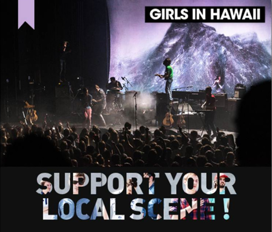 Girls in Hawaii part en tournée !