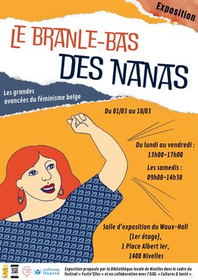Exposition "Le branle-bas des nanas" | 1er mars au 18 mars 2022 | Nivelles