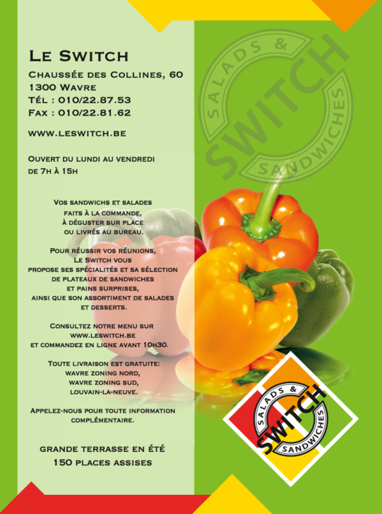Sandwicherie à Wavre : Le Switch (+ vidéo) Sandwicherie à Wavre : Le Switch (+ vidéo)