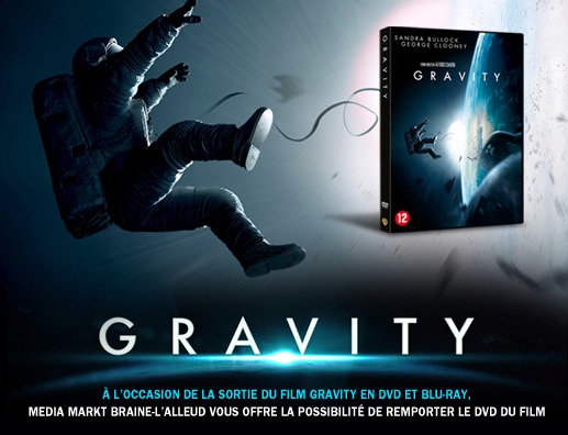 Concours Gravity, gagnez le dvd !