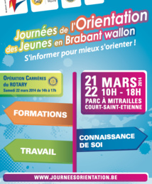 Journées de l’Orientation en Brabant wallon (21 et 22 mars) Journées de l’Orientation en Brabant wallon (21 et 22 mars)
