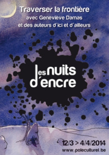 Les nuits d'encre (Centre culturel d’Ottignies-Louvain-la-Neuve et la Bibliothèque centrale du Brabant wallon) Les nuits d'encre (Centre culturel d’Ottignies-Louvain-la-Neuve et la Bibliothèque centrale du Brabant wallon)