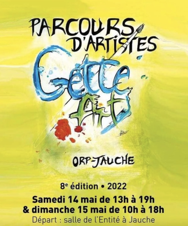 Exposition : Parcours d'artistes | Du 14 au 15 mai 2022 | Orp-Jauche