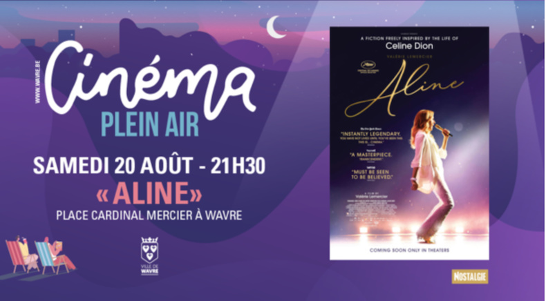 5 séances de cinéma en plein air cet été à Wavre 5 séances de cinéma en plein air cet été à Wavre