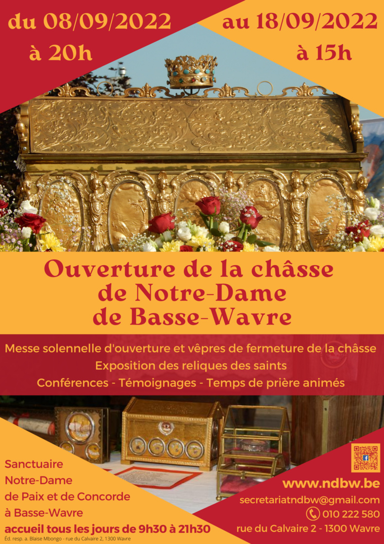 Ouverture de la châsse de Notre-Dame de Basse-Wavre Ouverture de la châsse de Notre-Dame de Basse-Wavre