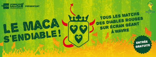 Les matchs des Diables Rouges sur écran géant à Wavre Les matchs des Diables Rouges sur écran géant à Wavre