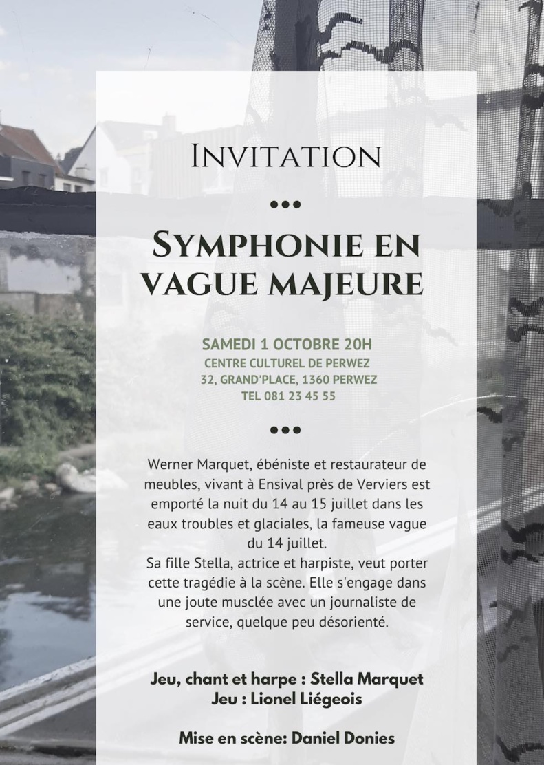 Centre Culturel de Perwez : Spectacle, symphonie en vague majeure (premier volet) Centre Culturel de Perwez : Spectacle, symphonie en vague majeure (premier volet)
