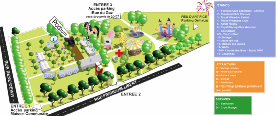 Du 19 au 21 juillet La Fête nationale, bien installée dans le parc communal de Waterloo Du 19 au 21 juillet La Fête nationale, bien installée dans le parc communal de Waterloo