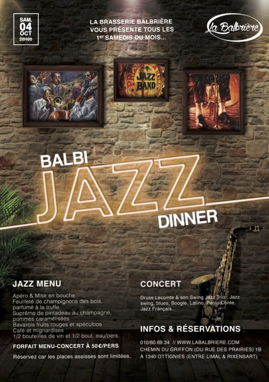 BALBI Jazz DINNER ! (Ottignies) BALBI Jazz DINNER ! (Ottignies)