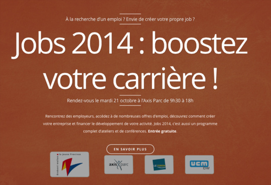 Jobs 2014 : boostez votre carrière ! Jobs 2014 : boostez votre carrière !