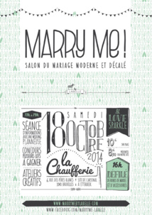 Marry Me ! Le salon du mariage moderne et décalé. Marry Me ! Le salon du mariage moderne et décalé.