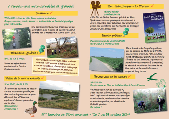 Genappe : Mobilisation générale en faveur de l’environnement ! Genappe : Mobilisation générale en faveur de l’environnement !