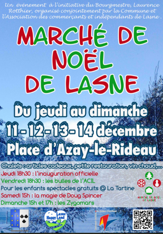 Lasne sous la magie de Noël Lasne sous la magie de Noël