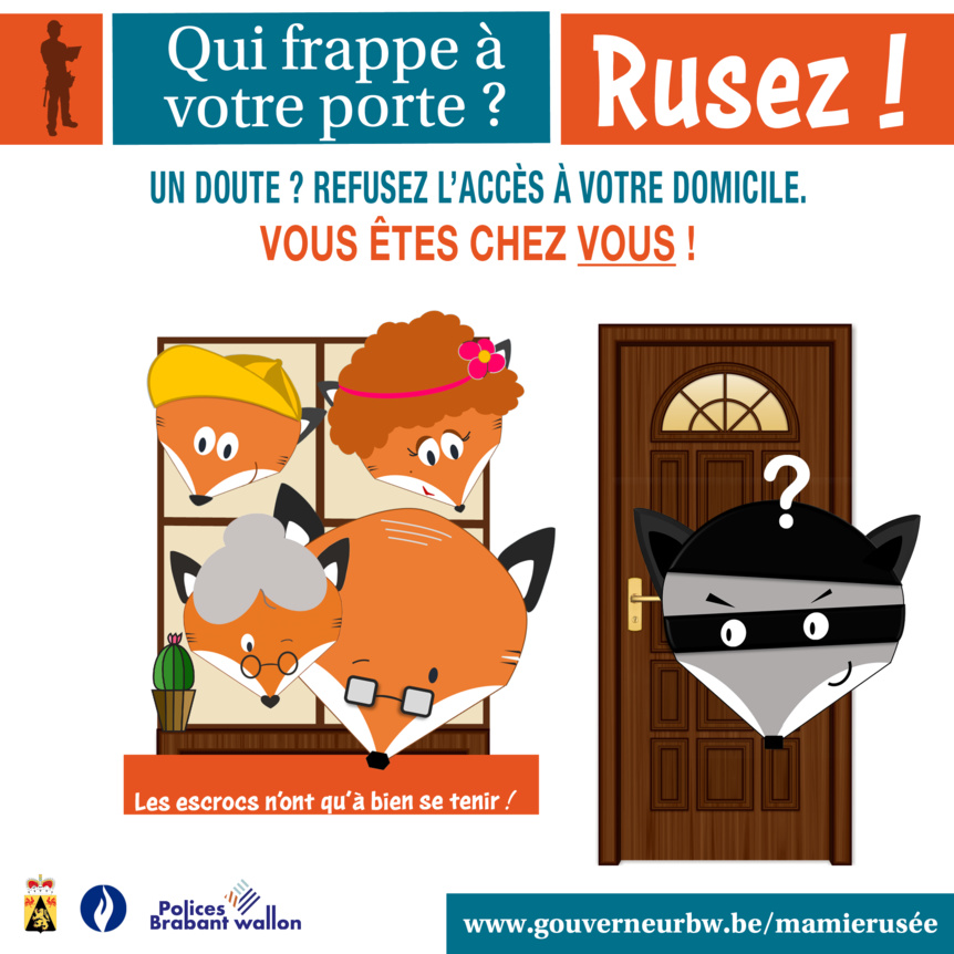 En Brabant wallon, on ruse face aux arnaques ! En Brabant wallon, on ruse face aux arnaques !