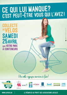 9EME COLLECTE DE VELOS DANS LES PARCS A CONTENEURS DE L’IBW 9EME COLLECTE DE VELOS DANS LES PARCS A CONTENEURS DE L’IBW