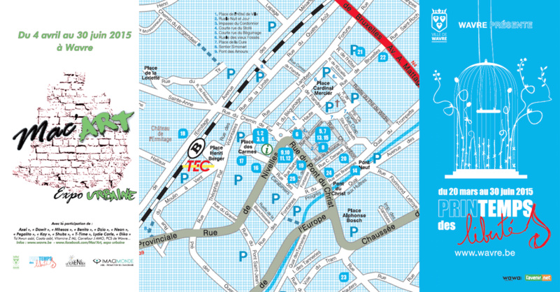Un parcours d’art urbain à Wavre Un parcours d’art urbain à Wavre