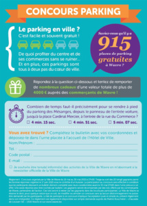 Concours « Parkings Gratuits » Remise des prix aux gagnants Concours « Parkings Gratuits » Remise des prix aux gagnants