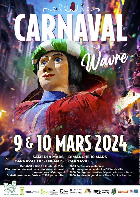 Vivez la féerie du carnaval de Wavre