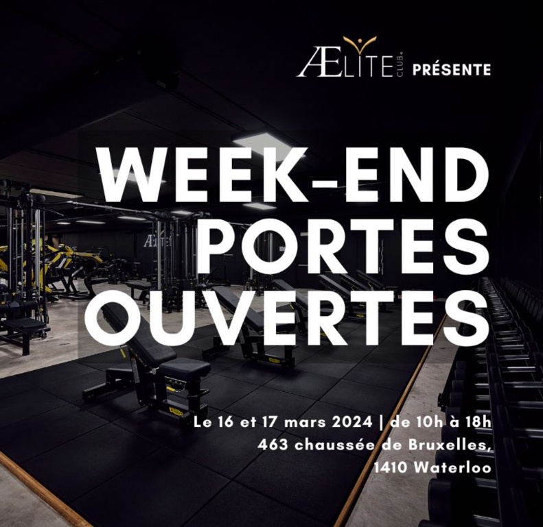 Week-end Portes Ouvertes chez Aelite Club les 16 & 17 mars ! Week-end Portes Ouvertes chez Aelite Club les 16 & 17 mars !