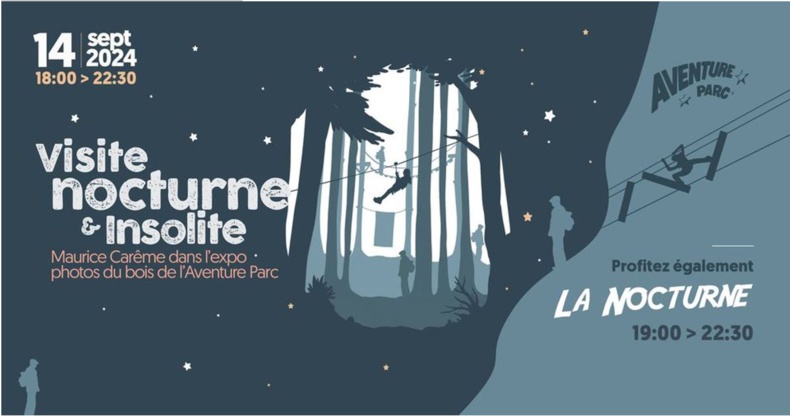 Soirée féerique à l'Aventure Parc : Une Visite Nocturne Insolite et Une Nocturne à l'Aventure Parc à ne pas manquer Soirée féerique à l'Aventure Parc : Une Visite Nocturne Insolite et Une Nocturne à l'Aventure Parc à ne pas manquer