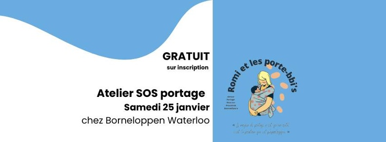 Atelier SOS portage chez Borneloppen : Une opportunité à ne pas manquer Atelier SOS portage chez Borneloppen : Une opportunité à ne pas manquer