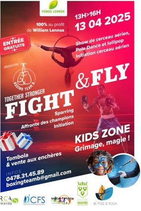 Fight and Fly : Une après-midi magique au profit du Fonds Lennox Fight and Fly : Une après-midi magique au profit du Fonds Lennox