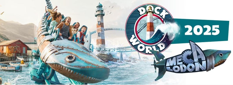 Mecalodon jaillit des eaux : Walibi Belgium dévoile Dock World, sa nouvelle zone immersive Mecalodon jaillit des eaux : Walibi Belgium dévoile Dock World, sa nouvelle zone immersive
