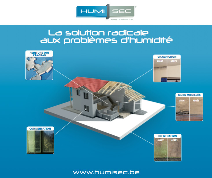 HUMISEC à Wavre, la solution radicale aux problèmes d’humidité HUMISEC à Wavre, la solution radicale aux problèmes d’humidité