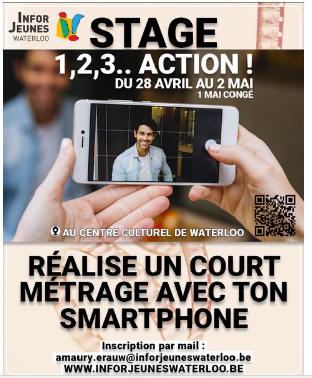 "1, 2, 3… Action !" : un stage vidéo pour les jeunes à Waterloo "1, 2, 3… Action !" : un stage vidéo pour les jeunes à Waterloo