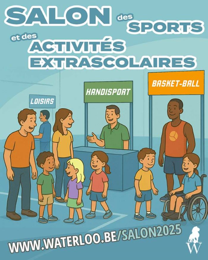 Salon des sports Waterloo, Activités extrascolaires 2025, Inscriptions rentrée enfants Salon des sports Waterloo, Activités extrascolaires 2025, Inscriptions rentrée enfants